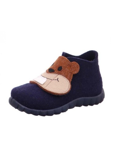 Superfit 1-800295 Happy Çocuk Lacivert Keçe Panduf Lacivert