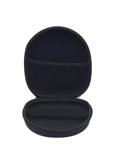 Folinda Wh-ch720n/ch520 Kulaklık Koruyucu Kutu - Dayanıklı Eva Malzeme, Şok Emici, Su Geçirmez, Dahili Ağızlı Cep, Sıkı Ve Taşınabilir Siyah