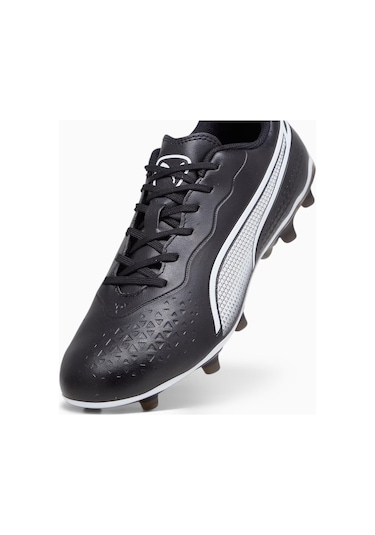 Puma King Match Fg/ag Erkek Krampon-01 Beyaz - Siyah