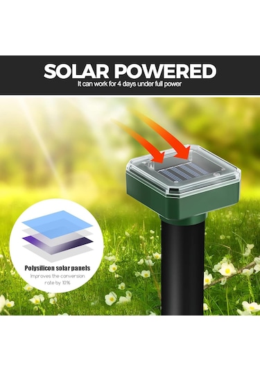 Qianfan 4 Adet Köstebek Kovucu, Tarla Faresi Kovucu, Çim