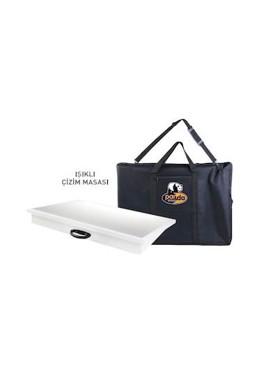 50X70Cm Işıklı Çantalı Çizim Masası