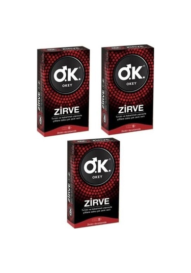 Okey Zirve Prezervatif 10'lu x 3