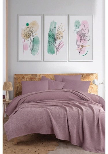 Ecocel Pike Örtü Battal 230x220cm Karde Mürdüm Mürdüm