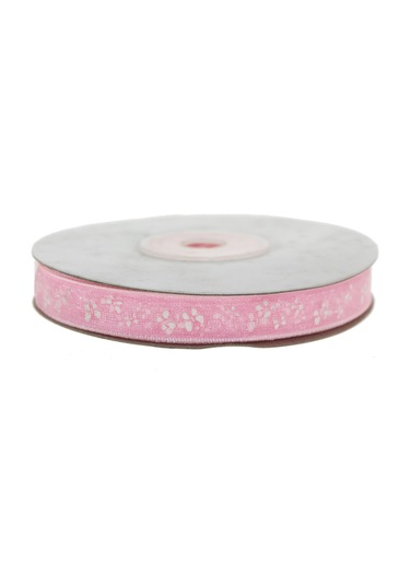 1cm x 22metre Organze Kurdela Kelebek Desenli