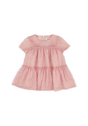 Best Kids Kız Bebek Katlı Elbise 001