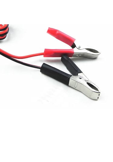 Araç Akü Terminali Klipsli Çakmak Güç Soketi Kablo Boyu 30cm