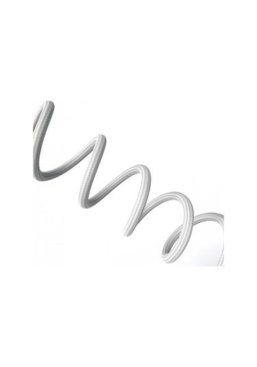 Lenyes Lc536 Type-c To Type-c Pd Örgü Tasarımlı Hızlı Şarj Özellikli Şarj Kablosu 60w 1m Beyaz Beyaz