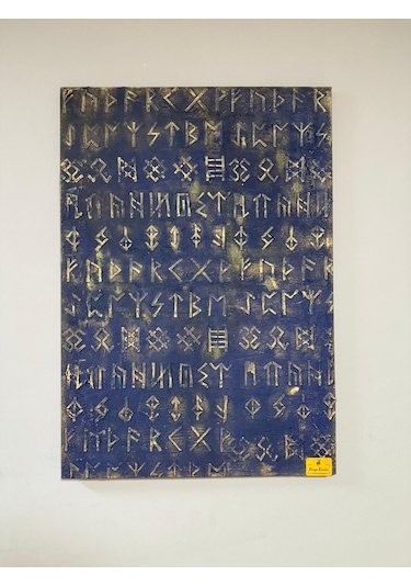 Kabartmalı Göktürk Alfabesi Tablo