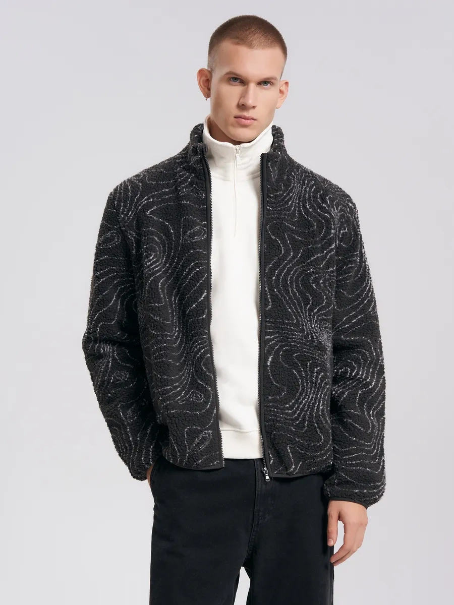 Tvoe Mevsimlik Peluş Cheburashka Ceket 279300027 Siyah