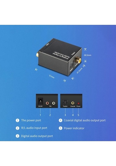 Novahub Analogdan Dijital Ses Dönüştürücü - 48khz, 5.1/7.1 Kanal, Gecikme İzlenimi, Hızlı Senkronizasyon