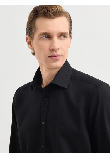 Karaca Erkek Slım Fıt Gömlek-siyah 11.25w.04.026 Siyah