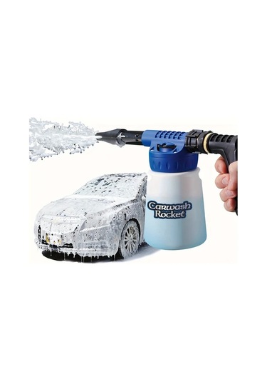 Xuweiwei Blue Promax Köpüklü Jet Nozzle Araba Yıkama Tabancası - Ayarlanabilir Menzil İle Kolay Lekesiz Temizlik