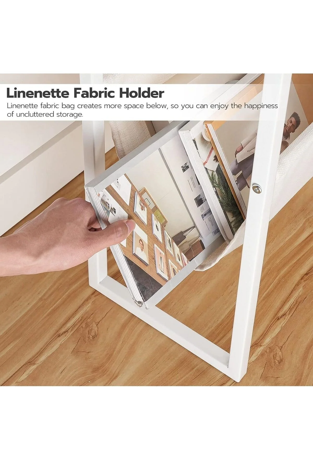 Temperli Cam Gazetelik Dergilik Yan Sehpa Koltuk Sehpası Beyaz-şeffaf