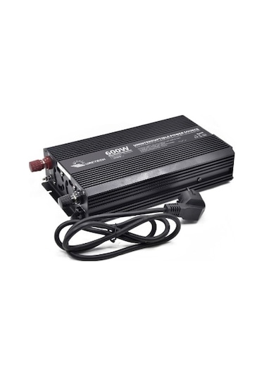 Uretech 600 Watt Sinüs Akü Şarjlı UPS İnverter 12Vdc-220 Vac 600W İnvertör