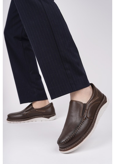 Muggo Robby Slip-on Bağcıksız Erkek Günlük Casual Ayakkabı Kahverengi Muggo Robby Slip-on Bağcıksız Erkek Günlük Casual Ayakkabı Kahverengi