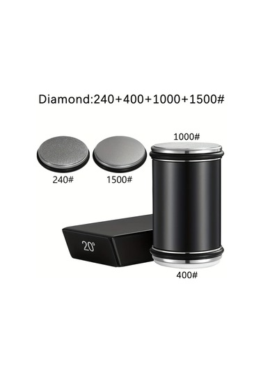 Xuweiwei Siyah Rotary Bileme Aleti 240 400 1000 1500 Manyetik Bicak Tutucu 15 Ve 20 Derece Acili Elmas Bileyici Tas Profesyonel Mutfak Bileme Araci