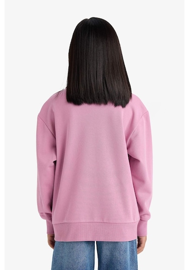 Defacto Kız Çocuk Relax Fit Bisiklet Yaka Basic Düz Sweatshirt A2797a825aupn455 Pembe Defacto Kız Çocuk Relax Fit Bisiklet Yaka Basic Düz Sweatshirt A2797a825aupn455 Pembe
