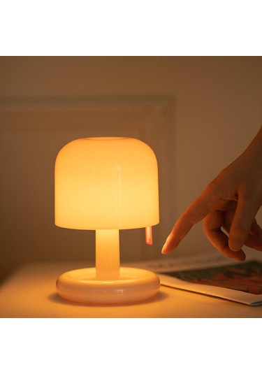 Suntek Yatak Başı Lambası Gün Batımı Işığı Gece Bebek Bej