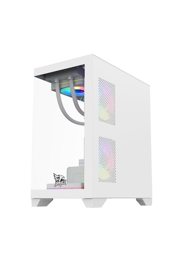 Gameagle Tornado Bilgisayar Kasası 750W + 80 POWER 240 MM  SIVI SOĞUTMA (BEYAZ)