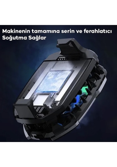 Seramik Soğutmalı Telefon Soğutucu Fan Gaming Oyuncu Yayıncı Youtuber İçin Memo Fan