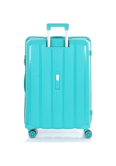 Mçs Bavul Büyük Ve Kabin 2li Set Kırılmaz Silikon Valiz V305 Camgöbeği Cam Göbeği