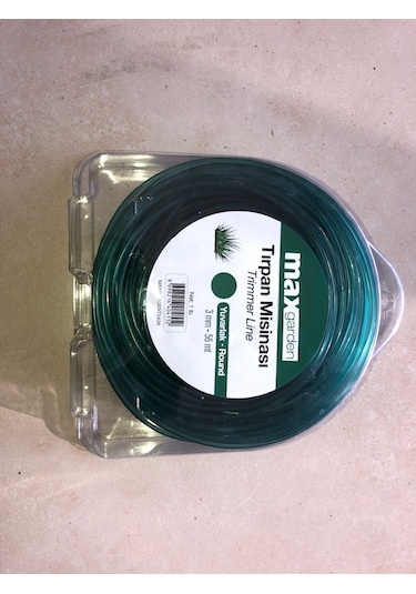 Maxgarden Tırpan Misinası Yeşil Yuvarlak 3.0 Mm - 56 Metre
