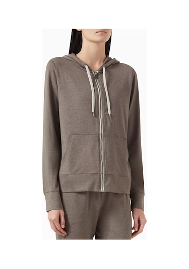 Vuori Halo Hoodie 2.0, Dreamknit & 4 Yönlü Esnek Konfor Kahverengi