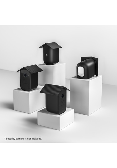 Eufycam Serisi Çizilmez Kamera Koruyucu Kapak Için Siyah