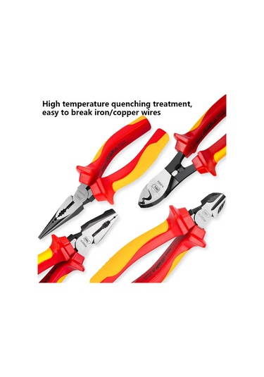 Deli 6 İnç Tel Pense Keskin Büyük Açılış Sıyırma Pensesi Endüstriyel Sınıf Emek Diagonal Pliers 6
