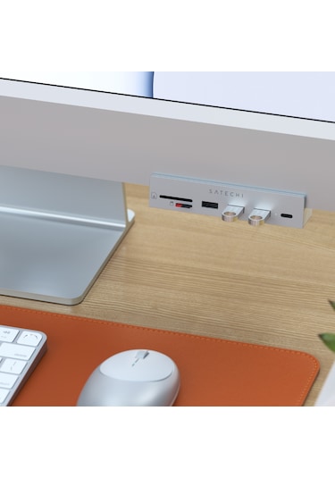Satechi Usb-c Clamp Hub For 24 İnc İmac Gümüş St-ucıchs