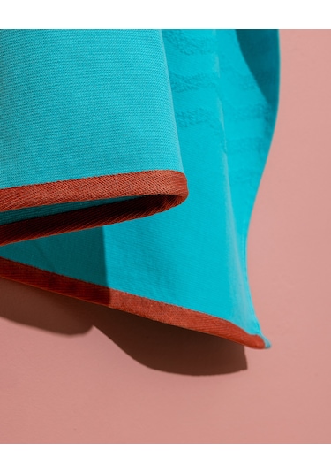 Madame Coco Fourne %100 Pamuk Plaj Havlusu - Turkuaz - 70x150 Cm 8684427222829 Yeşil