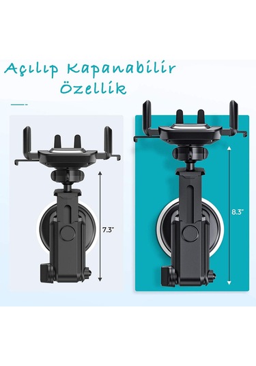 Akrobat Telefon Tutucu Torpido Üstü Vantuzlu Araçiçi Tutacak