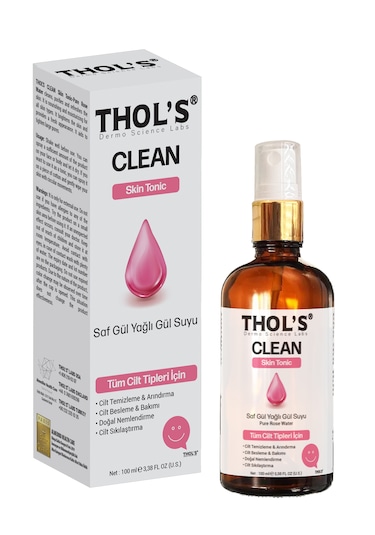 Thol's Clean Skin Tonic Tb12 - 100 Ml Saf Gül Yağlı Gül Suyu