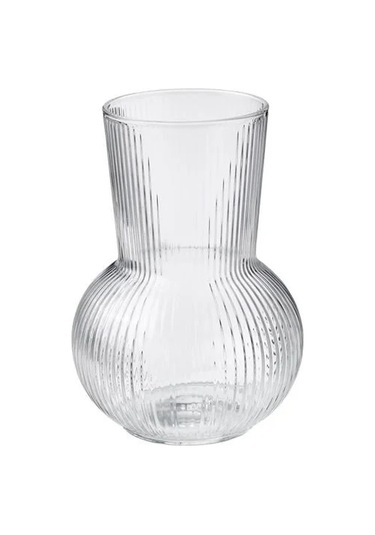 Sumuhome Padvılje Cam Vazo Saydam 2'li 17cm Saydam