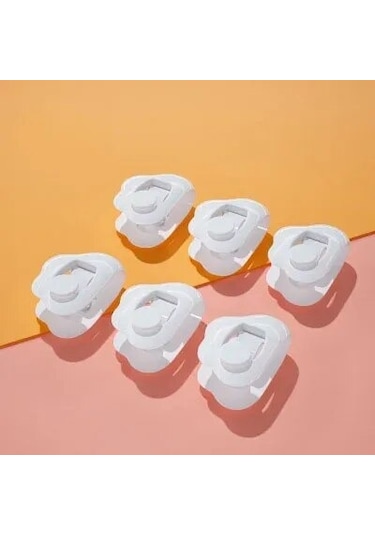 Beyaz-6 Adet Nevresim Klipleri Battaniye Tutucular Raptiye Klipsi Yatak Çarşafı Tutucular Kaymaz Nevresim Bağlantı Elemanları Ev Tekstili