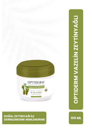 Optiderm Vazelin Zeytinyağlı 100 Ml