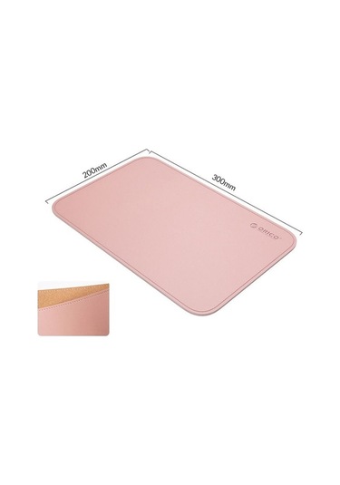Ebitda Orıco 200x300mm Çift Taraflı Mouse Pad, Mantar + Pembe Pu, Sürtünme Gücüyle Daha Hızlı Kullanım