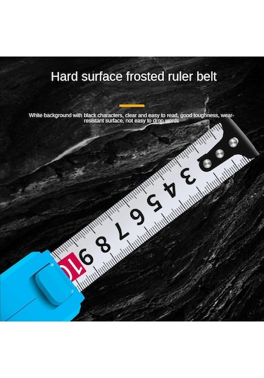 5l25-mezura 3 5 M Siyah Çelik Malzeme Mezura Çok Fonksiyonlu Ev Ağaç İşleme Taşınabilir Ölçme Aracı