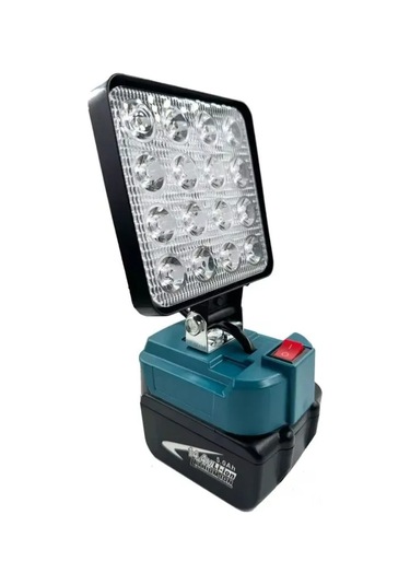 Suofeng "makita Uyumlu Güçlü Led Çalışma Lambası - 48w, 3000 Lm, Katlanabilir, Dış Mekan Ve Acil Aydınlatma İçin" Çok Renkli