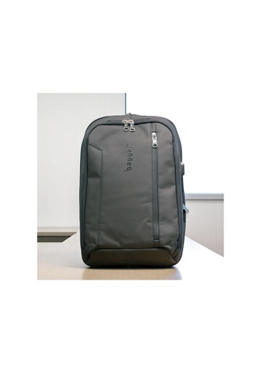 Laptop Gözlü Ve Körüklü İnce Tasarım Sırt Çantası Baggaj S24133 Siyah
