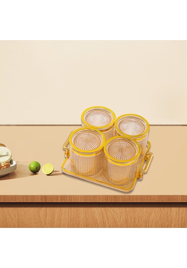 Suntek Magideal Bölünmüş Servis Tabakları Yemek Odası 4-ızgara