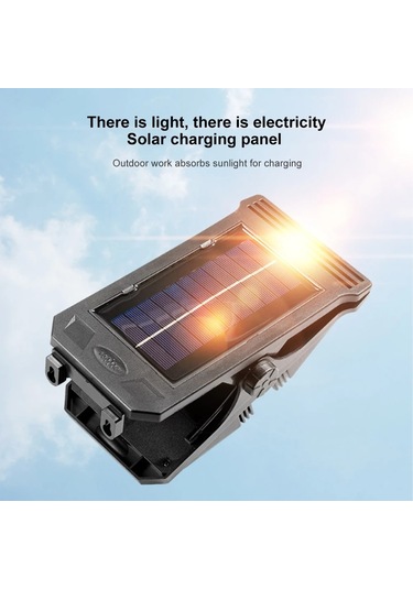 Sones E-smarter W7104-1 Klipsli Yama Güneş Enerjili Duvar Lambası Sivrisinek Öldürücü Lamba Taşınabilir Vücut Sensörlü Açık Bahçe Lambası