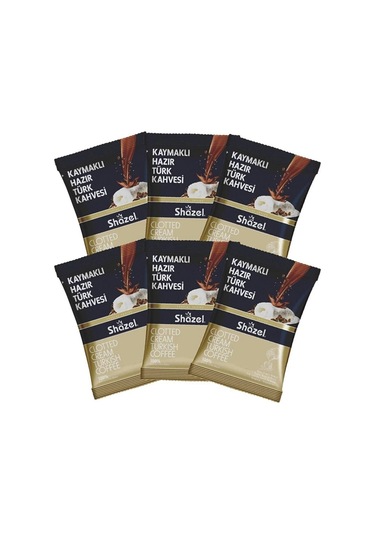 Shazel Kaymaklı  Hazır Türk Kahvesi 6 x 100 G
