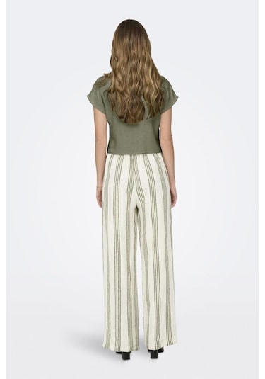 Onlsıesta Ss Knot Lın Bl Shırt Pnt Noos Yeşil Renk