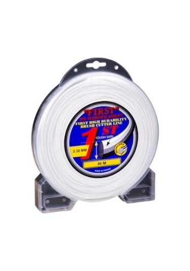 First Tırpan Misinası 3.3mm 46m Beyaz 6 Köşe