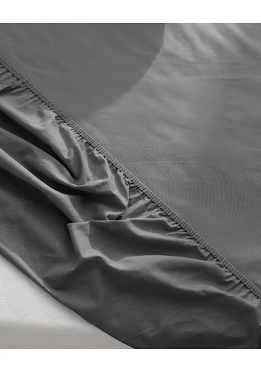 Madame Coco Manon Tek Kişilik %100 Pamuk Ranforce Lastikli Çarşaf - Mor Crsf0000000027 Mürdüm