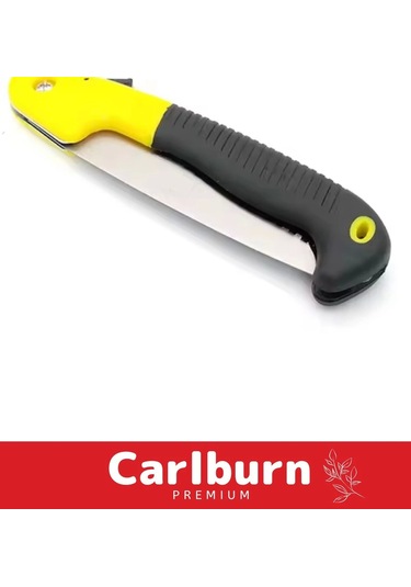 Premium Paslanmaz Çelik Dayanıklı Döner Saplı Ergonomik 180 Mm Katlanır Budama Testeresi Çakı Tipi