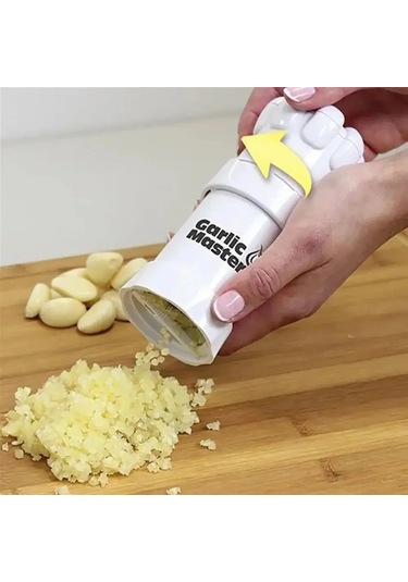 Liangmei Çok Fonksiyonlu Sarımsak Presi, Sarımsak Dilimleyici, Beyaz