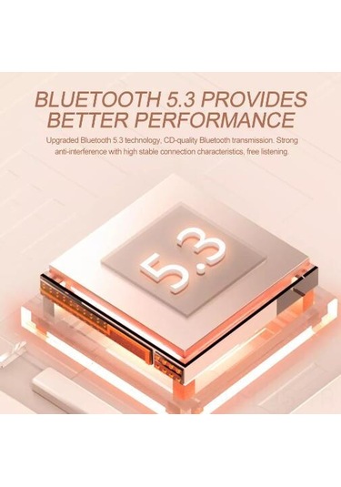 Jeemson Küçük Boyutlu Gizli Tws Bluetooth 5.3 Kulaklık, Uzun Pil Ömrü, Dijital Pil Göstergesi, Yüksek Kaliteli Stereo Ses, Akıllı Gürültü Engelleme - Siyah