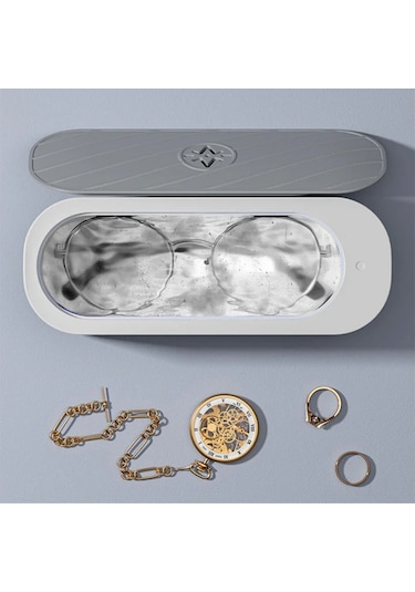 Yunboo Portatif Ultrasonik Temizleyici Güneş Gözlüğü Saat Muzik Aleti Parfüm Spreyi